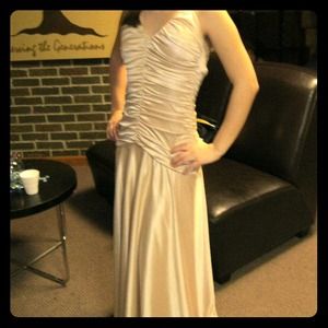 Champagne Formal Gown Mermaid Style