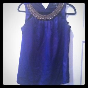 ⭐SALE⭐Royal blue embellished blouse