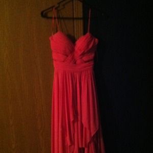 Pink evening dress