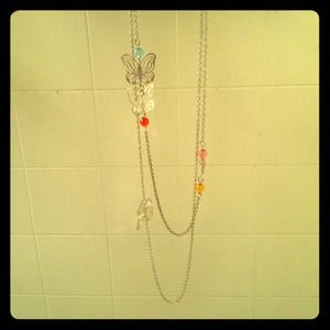 Butterfly Necklace .