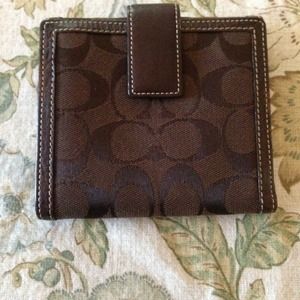 Authentic coach wallet
