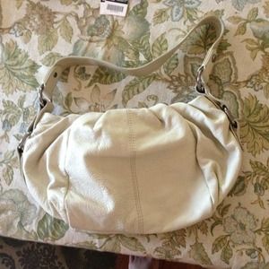 Small cream purse