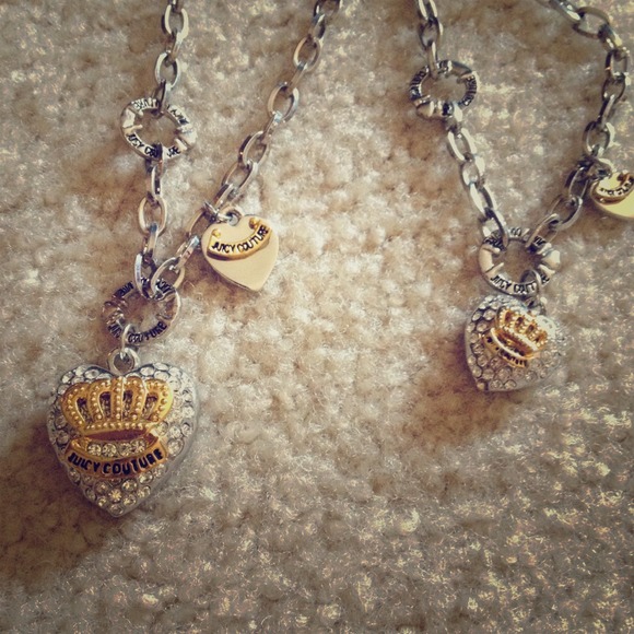 2 Juicy Couture necklace and Bracelet