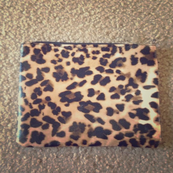 Leopard wristlet