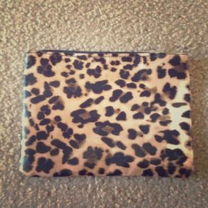 Leopard wristlet