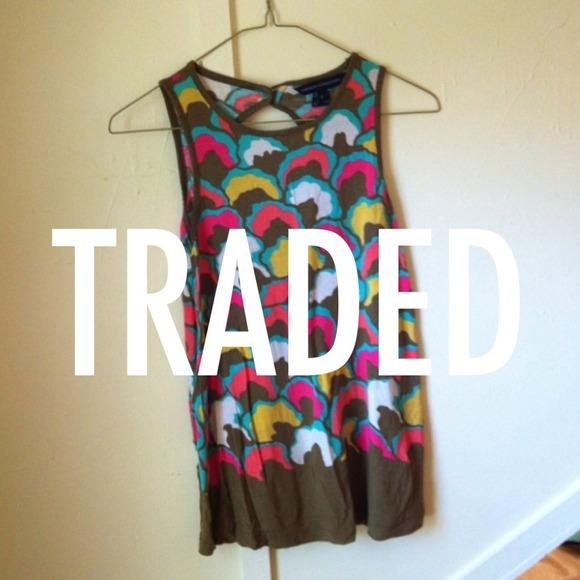 Bright, patterned tank top