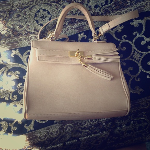 Tan purse from Aldo