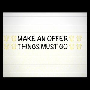 MAKE ME AN OFFER LADIES!