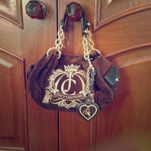 Dark Brown Juicy Couture bag
