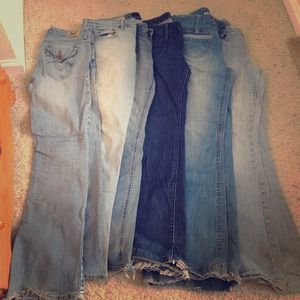 🚫RESERVED🚫6 pairs of jeans. Price is per pair of