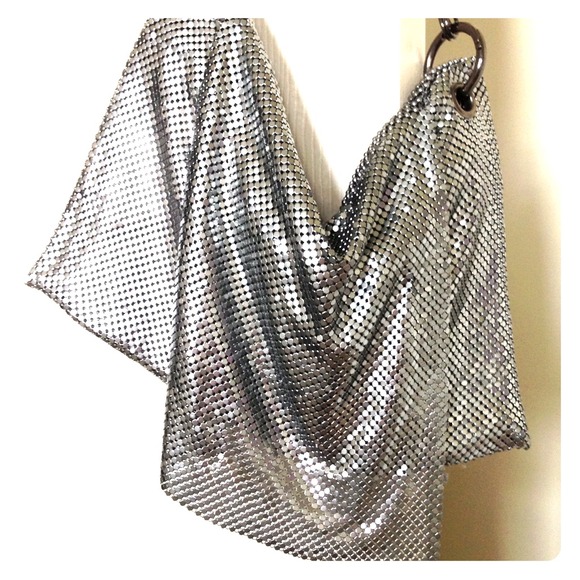 Metal BEBE shoulder satchel