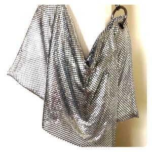 Metal BEBE shoulder satchel