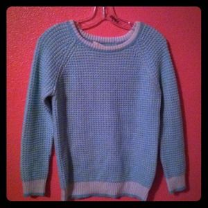 Mint green knit sweater