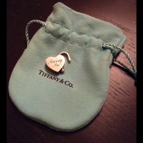 Tiffany & Co Charm "Marry Me" Heart Lock (Retired)