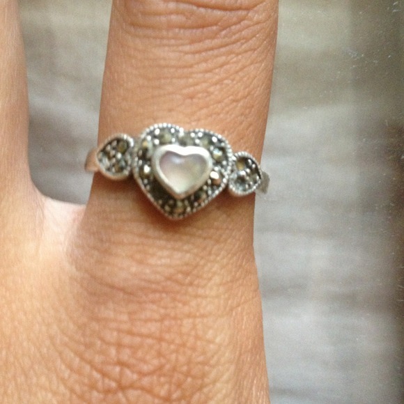 Marcasite Heart Ring