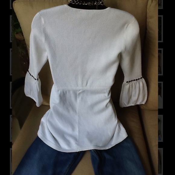 Bundle for @jakannas NWT Tracy M. Studded Sweater - Picture 3 of 4