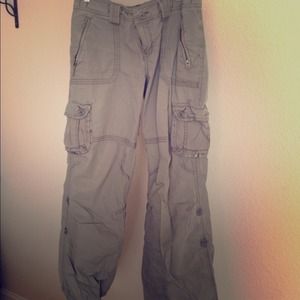 Green cargo pants