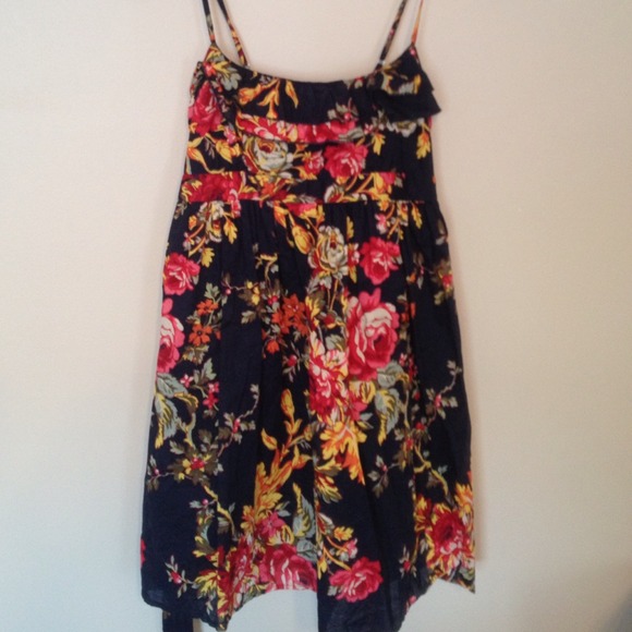 💜TRADED💜 Target Strappy Rose Print Dress