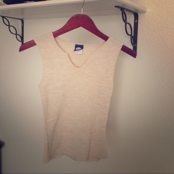 🚫RESERVED🚫Stretchy tan shirt