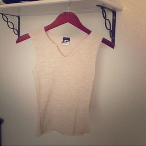 🚫RESERVED🚫Stretchy tan shirt