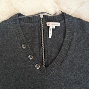 BCBG Zipper Back Sweater Dress