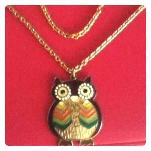 💎NWOT💎 Cute big owl necklace