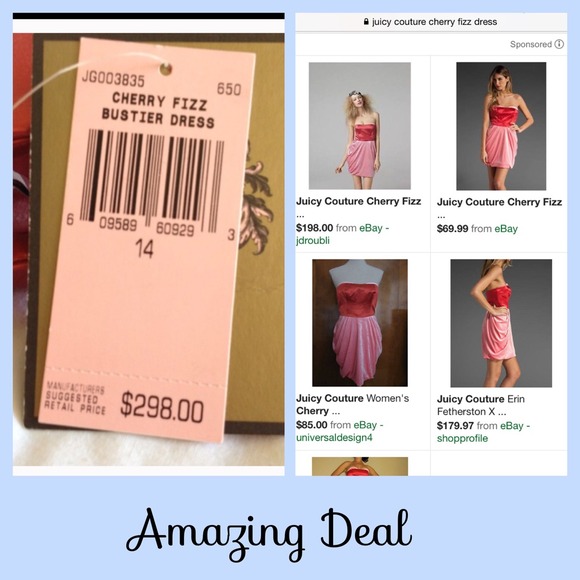 🔴Sold🔴Juicy Couture Dress w/Velvet - Picture 4 of 4