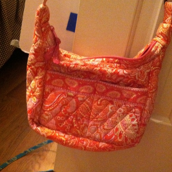 Brightly colored Vera Bradley small messenger bag - Picture 1 of 2