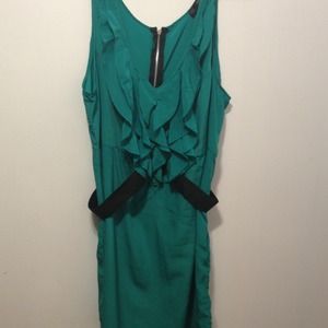 Green dress and lace dress bundle