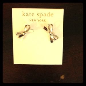 Kate spade bow earrings