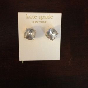 Large diamond Kate Spade earrings