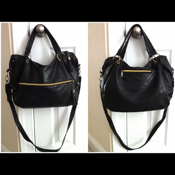 korean black handbag
