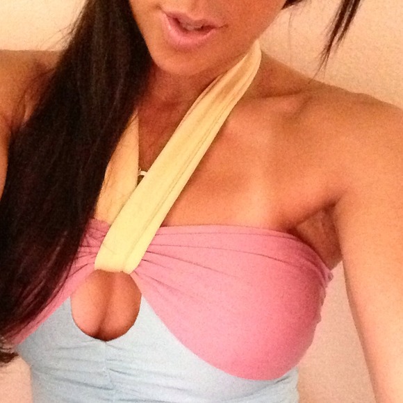 Nicole Miller | candy color block dress