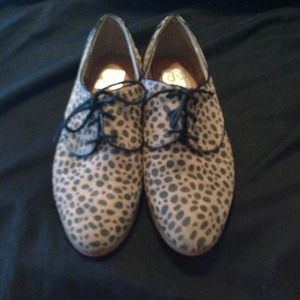 Dolce Vita Leopard Print Oxfords