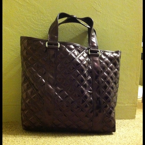 ❌SOLD in Bundle❌ Marc Jacobs Amethyst Quilted Tote - Picture 2 of 3