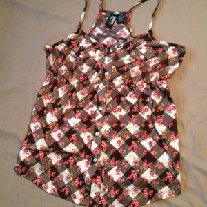 💢TRADED💢 Spaghetti Strap Patterned Top