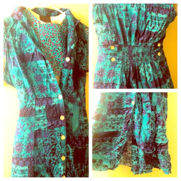 💰Vintage Floral Summer Dress