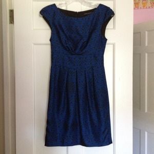 Banana Republic Dress (Blue and Black)