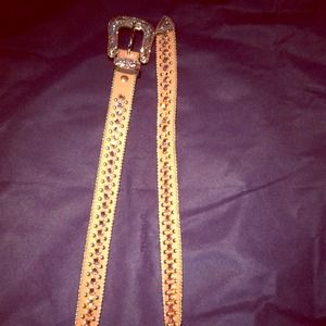 REDUCED BB Simon glam pink leather/rhinestone lg.