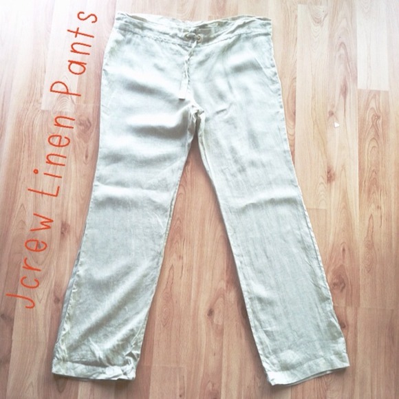 💙SOLD@CR💙JCrew Linen Pants
