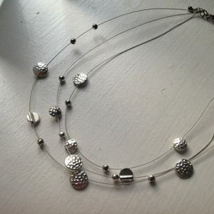 Silver Tri-Layered necklace