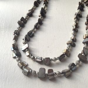 Stone Double layer Necklace