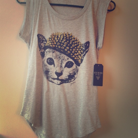 Guess kitty cat top