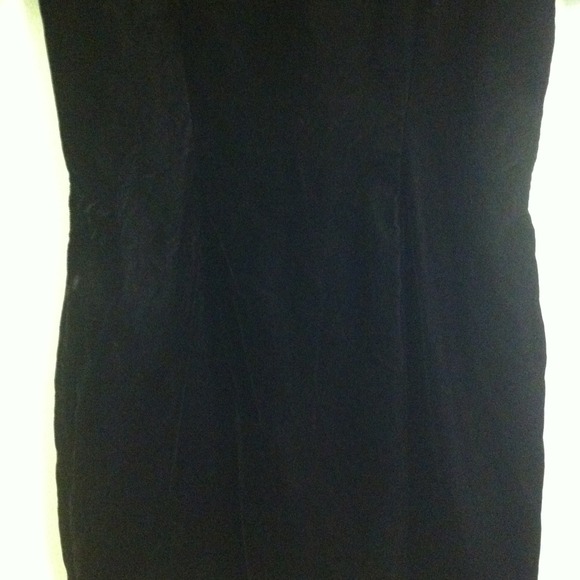 Velvet Black Dress - Picture 3 of 3