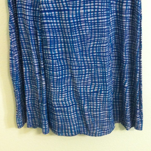 Patterned Blue Dress - Picture 3 of 3