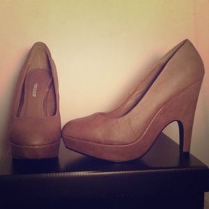 Just Fab, Taupe, Never Used, 4 1/2 Inch Heels! :)