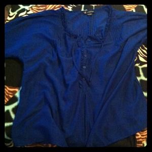 Blue,  American eagle dress shirt!