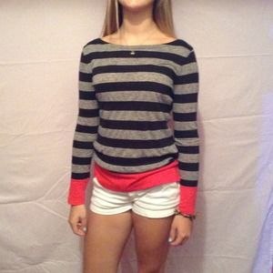 🌀PRICE REDUCED🌀Striped color block long sleeve