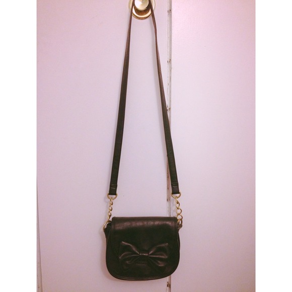 🚫Reserved🚫Black Bow Cross body Bag!🎀