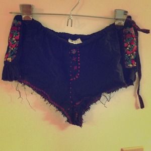 free people 100% beach hippie shorts